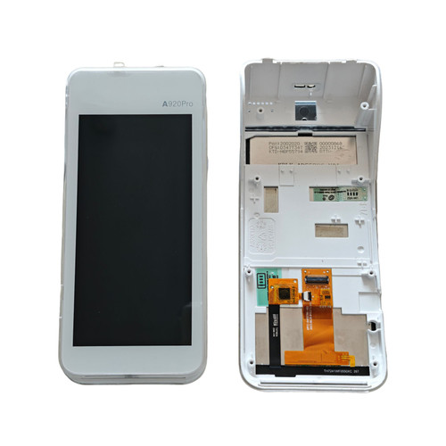ال سی دی همراه با تاچ دستگاه کارتخوان پکس A920 و A910 | نمایشگر کامل LCD + تاچ اسکرین + آنتن و سیم آنتن