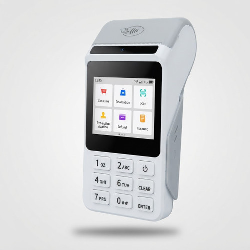 کارتخوان سیار M3P 4G WiFi تاپویز با صفحه لمسی و دکمهای، شارژر Type-C و باتری ۲۶۰۰mAh