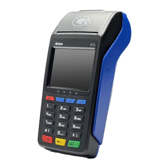 کارتخوان سیار آیزینو V72 (4G) | صفحه لمسی، Wi-Fi و باتری ۲۶۰۰mAh | گارانتی معتبر