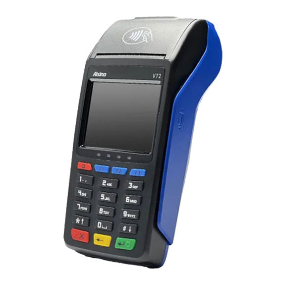 کارتخوان سیار آیزینو V72 (4G) | صفحه لمسی، Wi-Fi و باتری ۲۶۰۰mAh | گارانتی معتبر